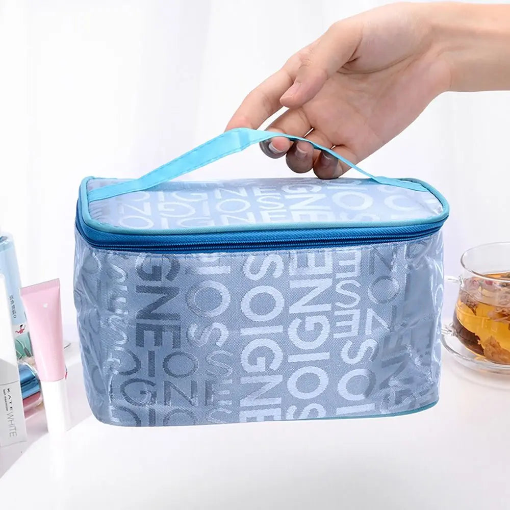 Storage Organizer Makeup Bag Convenient Large Capacity Makeup Accessory Cosmetic Pouch Waterproof Travel Cosmetic Bag Home