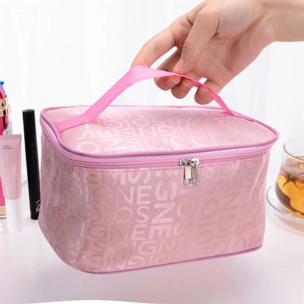 Storage Organizer Makeup Bag Convenient Large Capacity Makeup Accessory Cosmetic Pouch Waterproof Travel Cosmetic Bag Home
