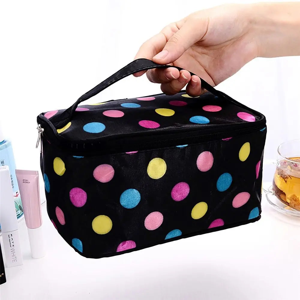 Storage Organizer Makeup Bag Convenient Large Capacity Makeup Accessory Cosmetic Pouch Waterproof Travel Cosmetic Bag Home