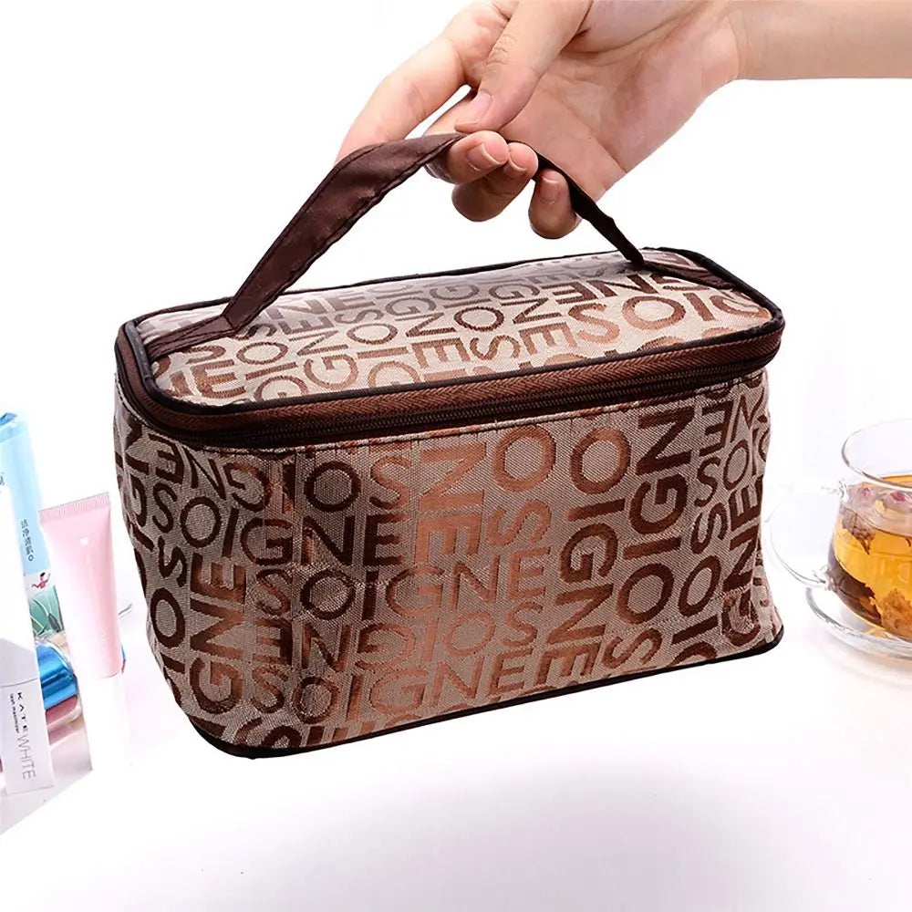 Storage Organizer Makeup Bag Convenient Large Capacity Makeup Accessory Cosmetic Pouch Waterproof Travel Cosmetic Bag Home