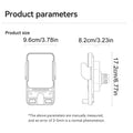 Wireless Car Phone Charger 15W Fast Charging Air Vent Cradles Auto Clamping Phone Holders for Music Control Video Streaming