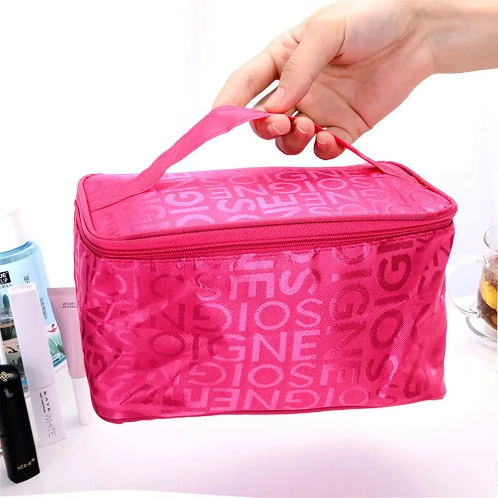 Storage Organizer Makeup Bag Convenient Large Capacity Makeup Accessory Cosmetic Pouch Waterproof Travel Cosmetic Bag Home
